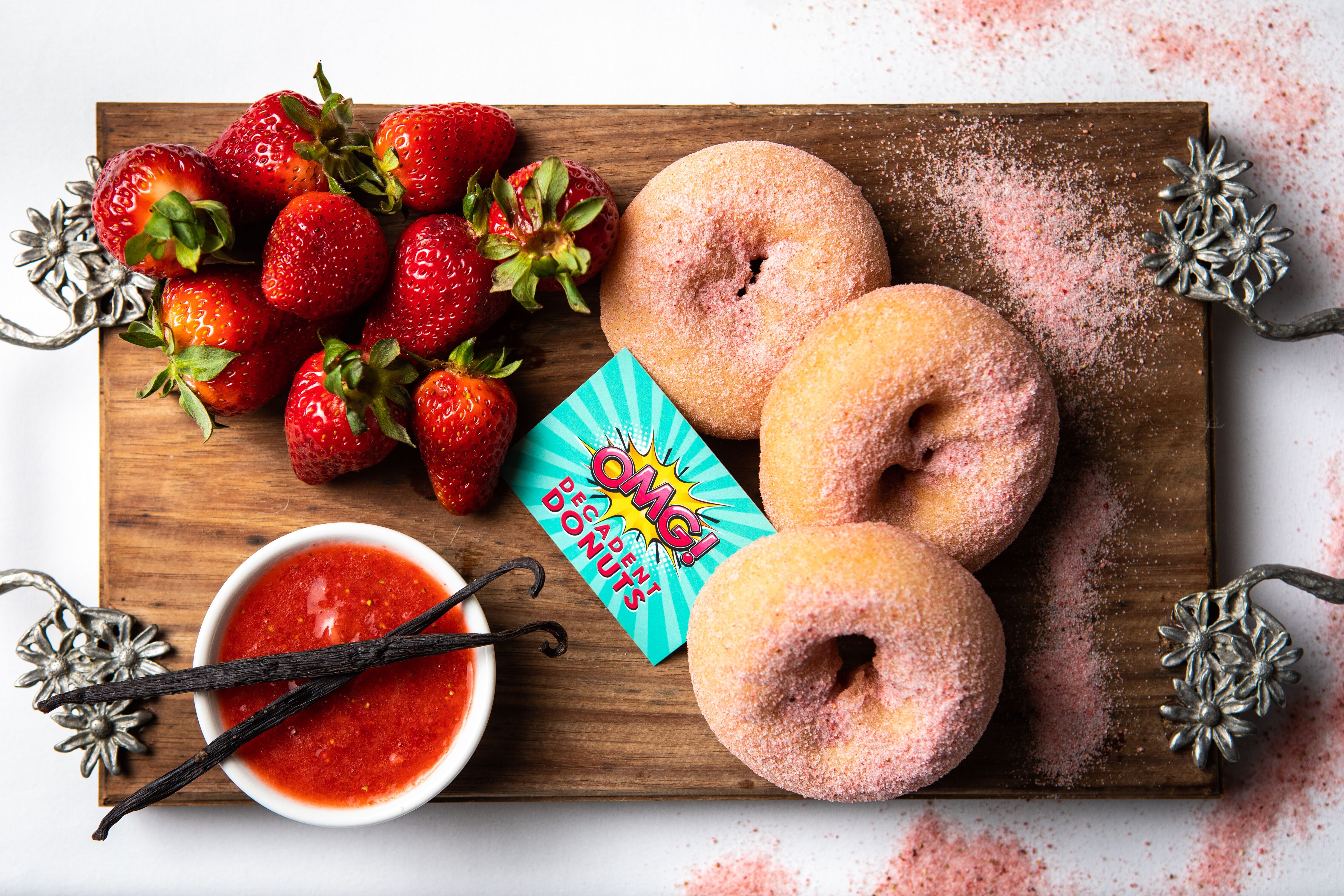 Vegan and gluten free donuts